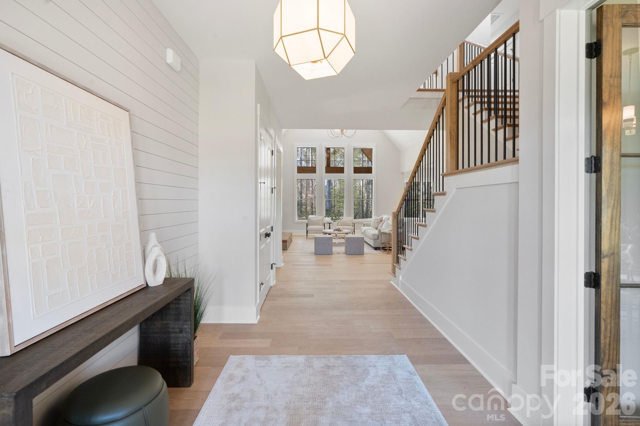 568 Longleaf Pine Lane Clover, SC 29710 - Photo 22 of 48 a view of entryway and hall with wooden floor