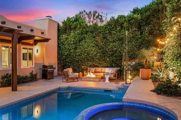 a outdoor view with sitting space