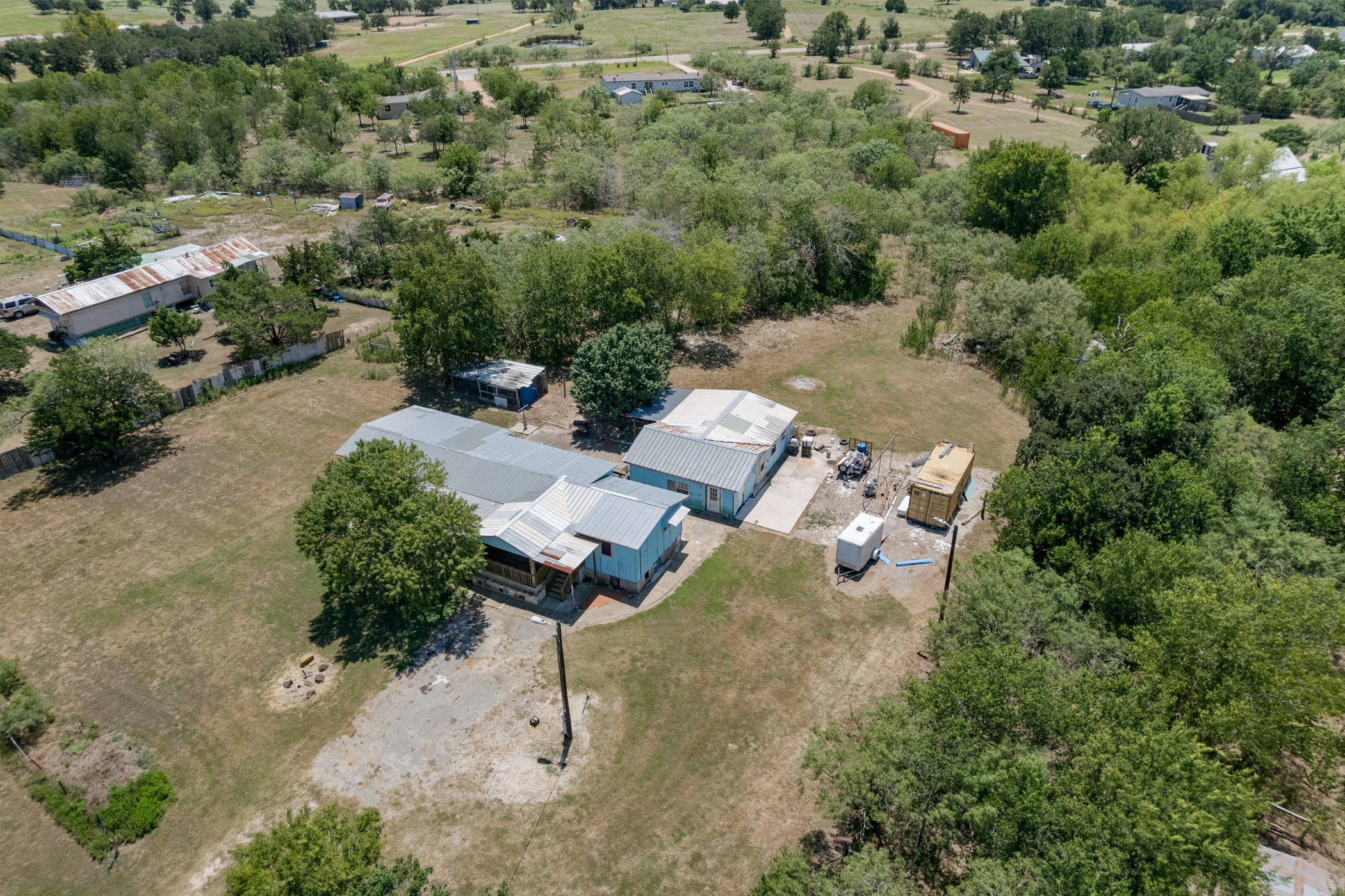 147 Community Center Road Rosanky, TX 78953 - Photo 31 of 33 Aerial view of property and surrounding area