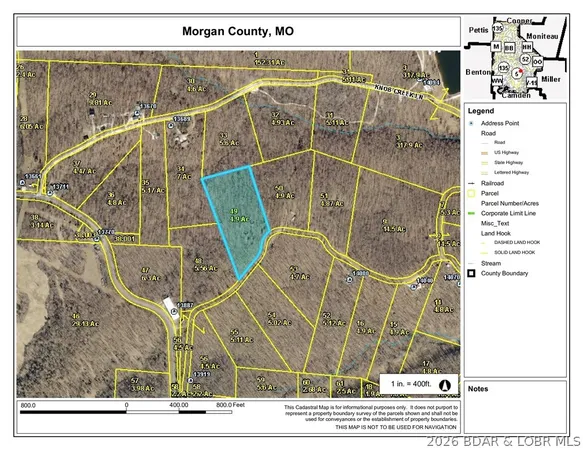 $24,500 | 4.9-ac 4.9-ac Critter Pass, Versailles, MO 65084