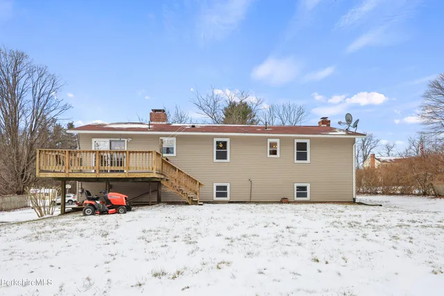 a view of a house with snow