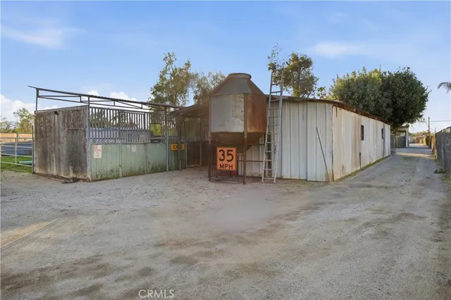 a backyard of a house