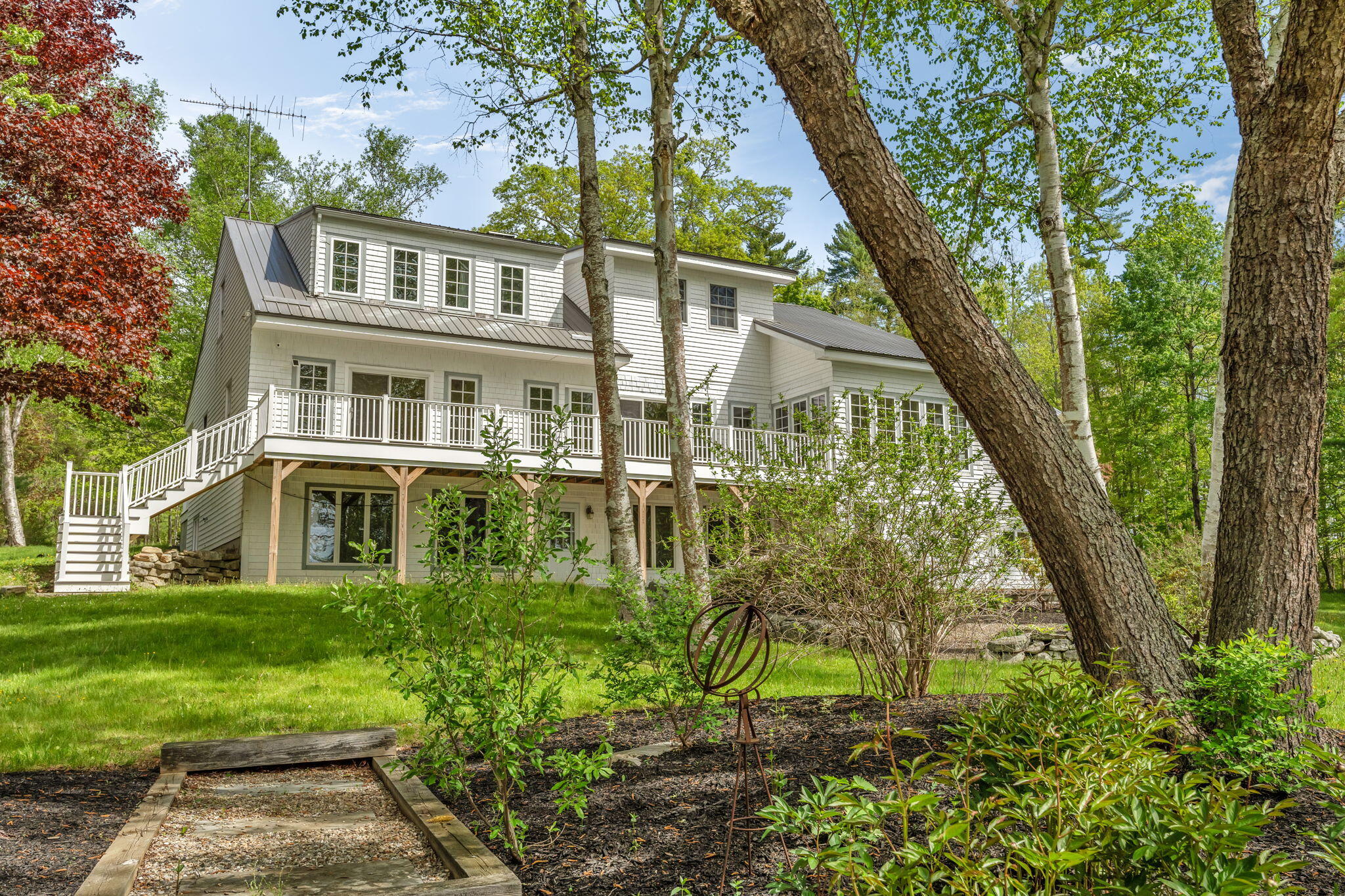 299 Gates Road Jefferson, ME 04348 - Photo 102 of 121 Back View of Home