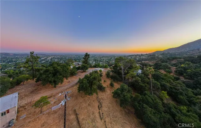 a view of city from balcony