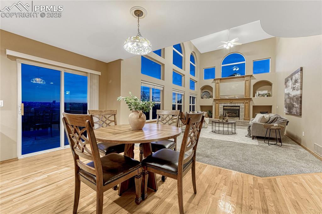 5514 Saxon Lane Colorado Springs, CO 80918 - Photo 16 of 50 a view of a dining room with furniture
