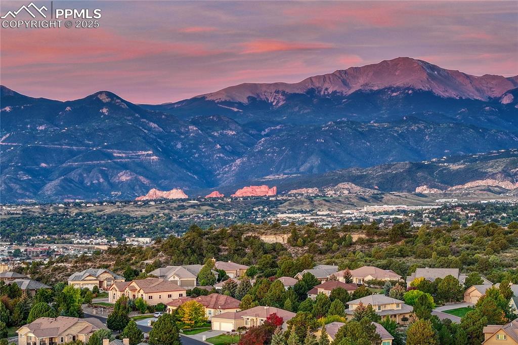 5514 Saxon Lane Colorado Springs, CO 80918 - Photo 3 of 50 a view of city and mountain