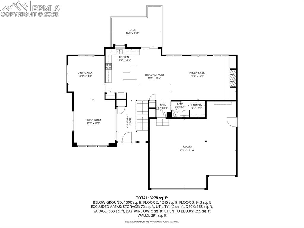 5514 Saxon Lane Colorado Springs, CO 80918 - Photo 4 of 50 a picture of a floor plan