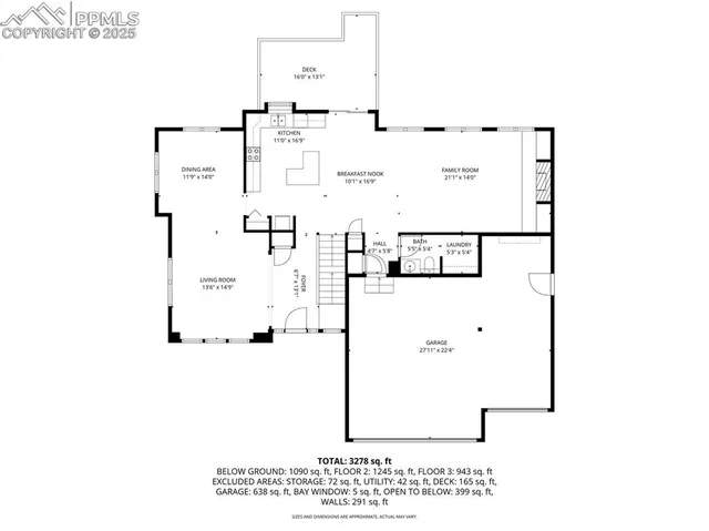 a picture of a park with a bench