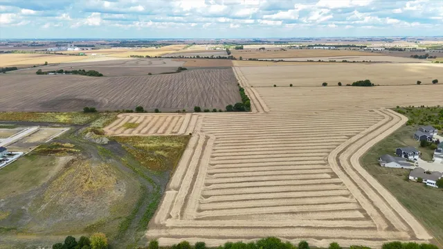 a view of a city and an ocean view