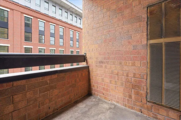 a front view of a building
