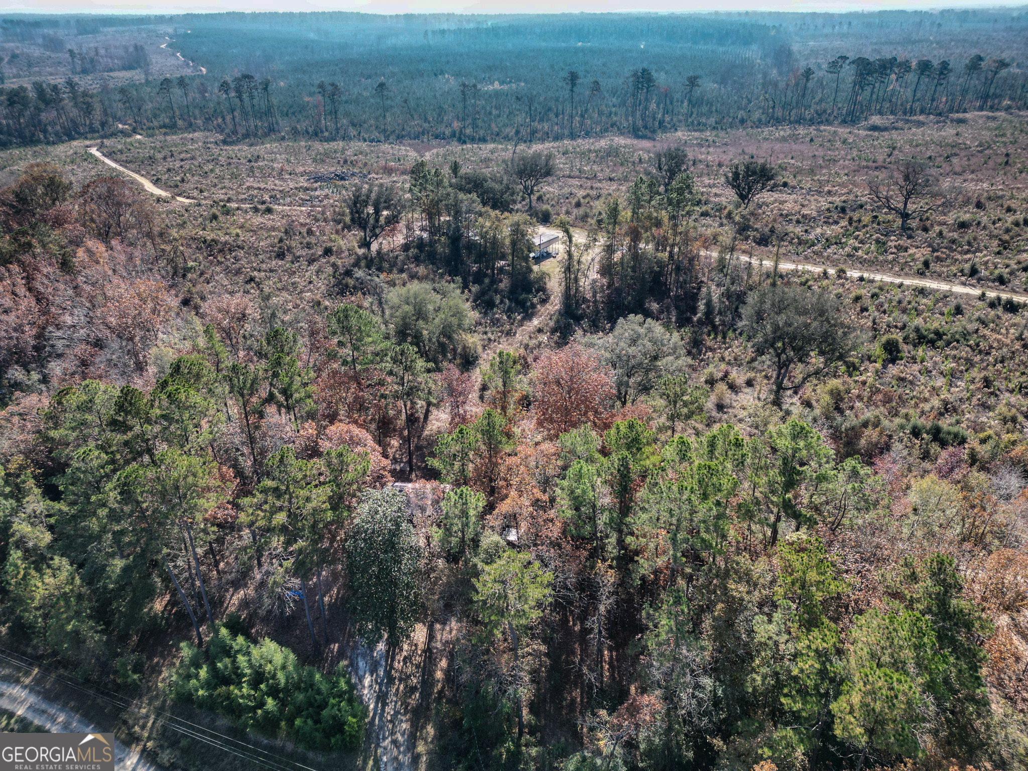 2286 Carter Bight Landing Road Surrency, GA 31563 - Photo 30 of 35 an aerial view of residential house and green space