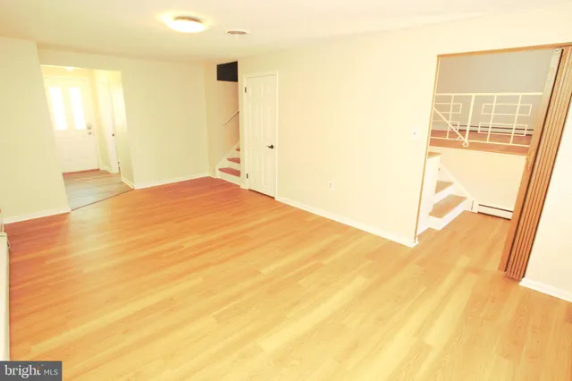 a view of an empty room