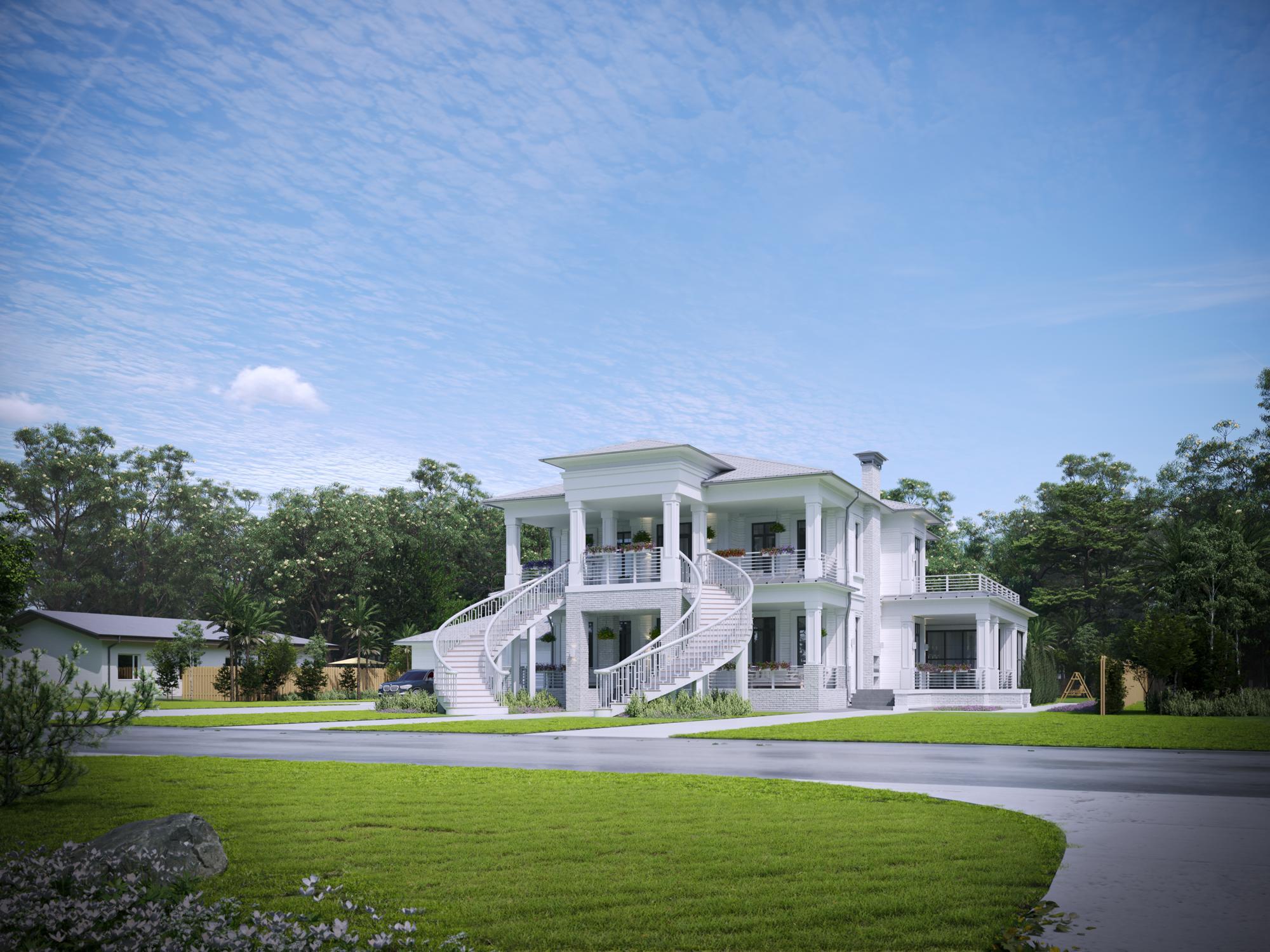 Homesite East Nursery Road Santa Rosa Beach, FL 32459 - Photo 4 of 33 Hatchee Shores Lot Render-003