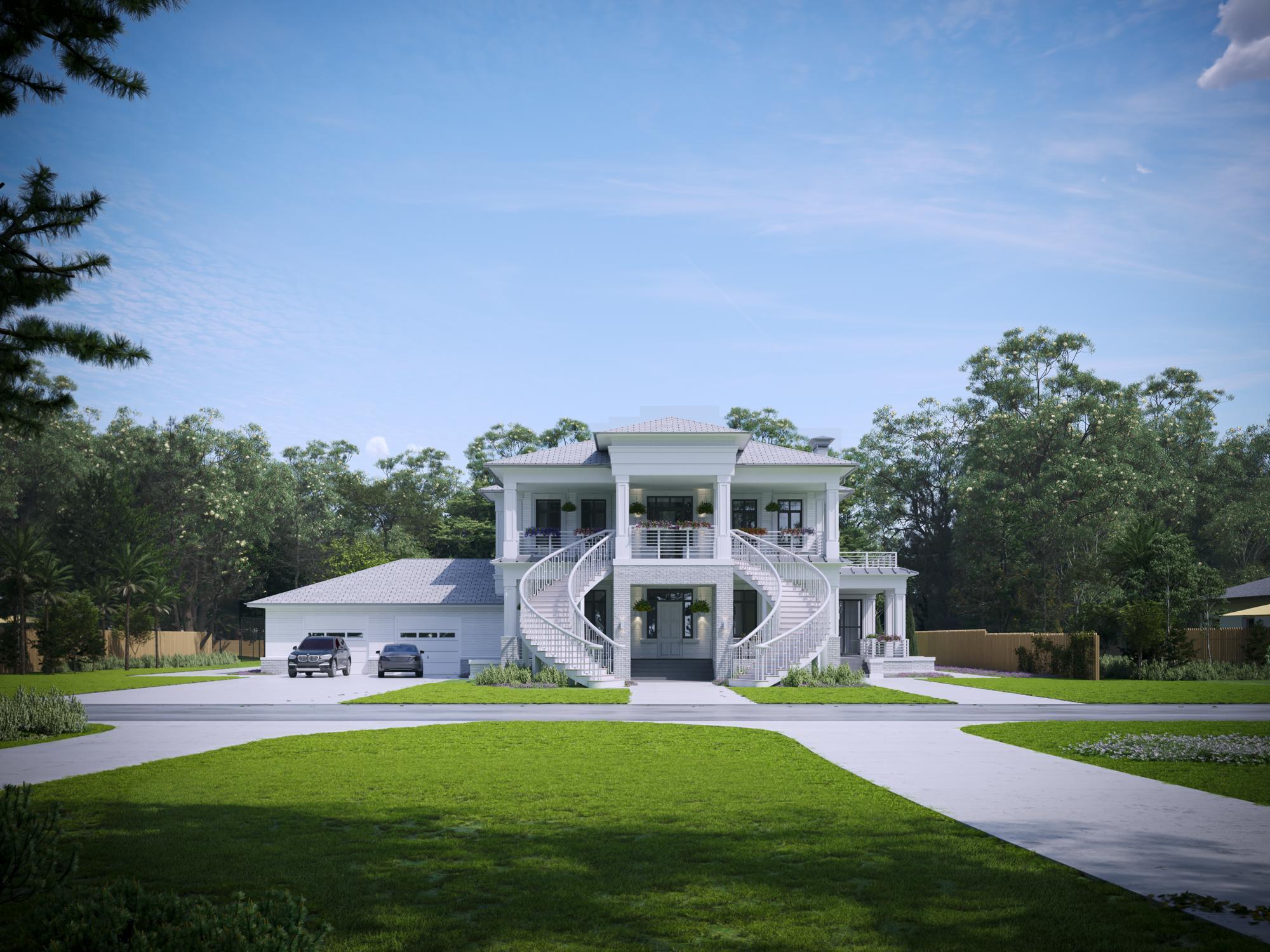 Homesite East Nursery Road Santa Rosa Beach, FL 32459 - Photo 6 of 33 Hatchee Shores Lot Render-001