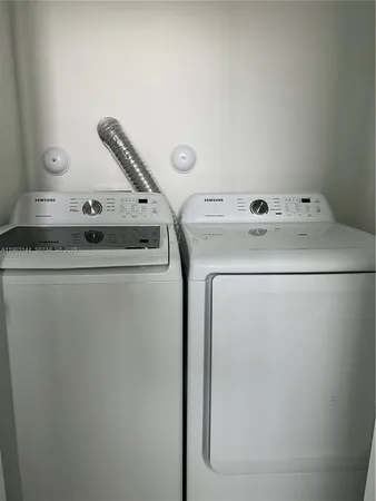 a close view of utility room