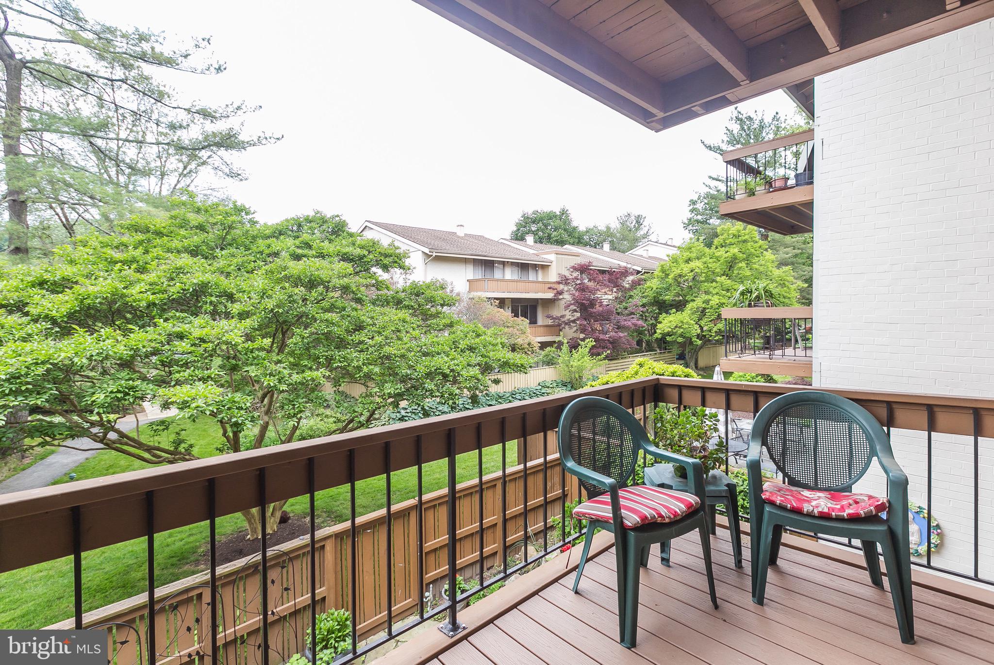 4 Cross Keys Road, Unit 4D Baltimore, MD 21210 - Photo 9 of 32 Spacious balcony perfect for entertaining