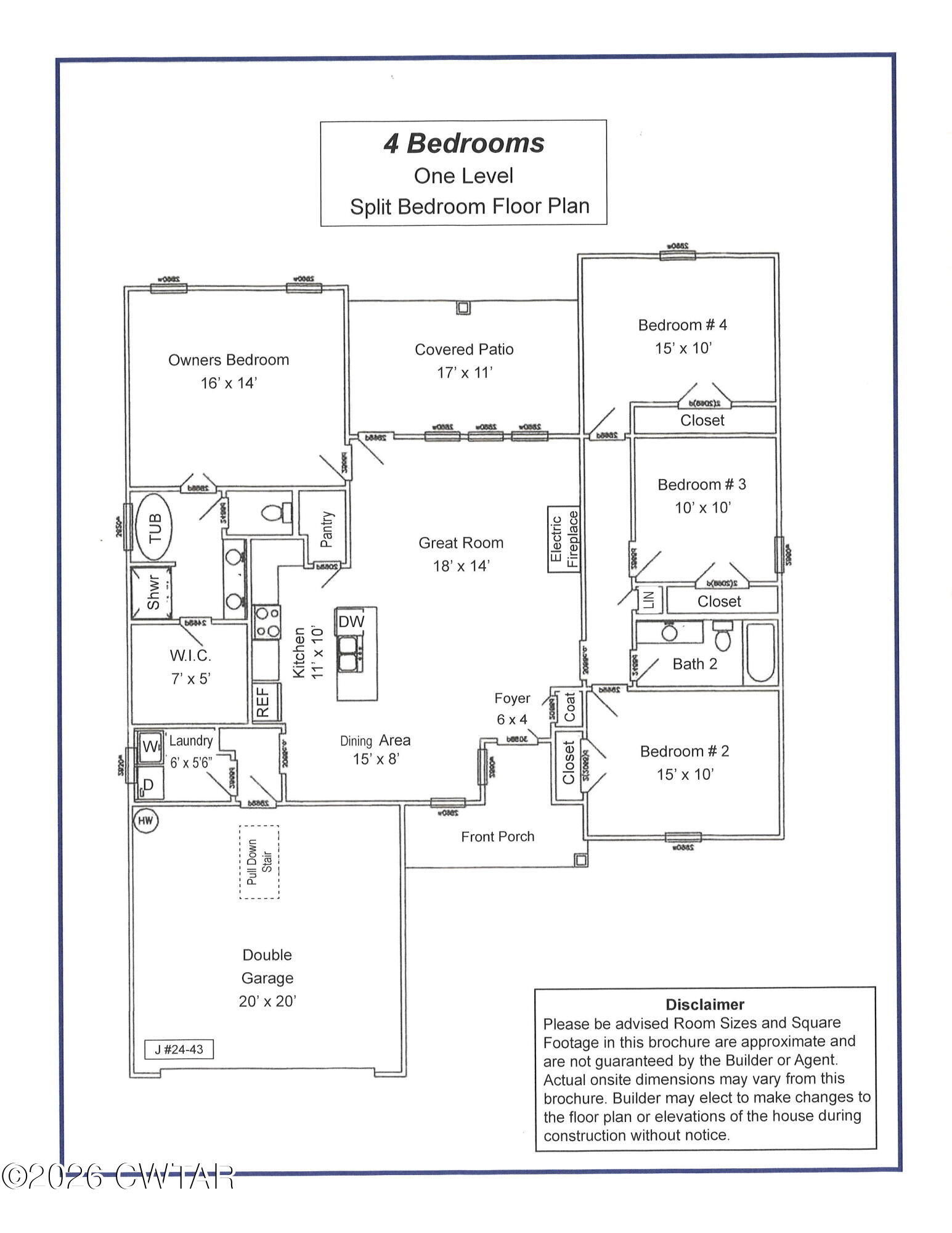 62 Brompton Cove Jackson, TN 38305 - Photo 20 of 20 62 Brompton Cv floor plan