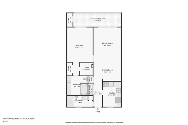 $150,000 | 3503 Oaks Way, Unit 510, Pompano Beach, FL 33069