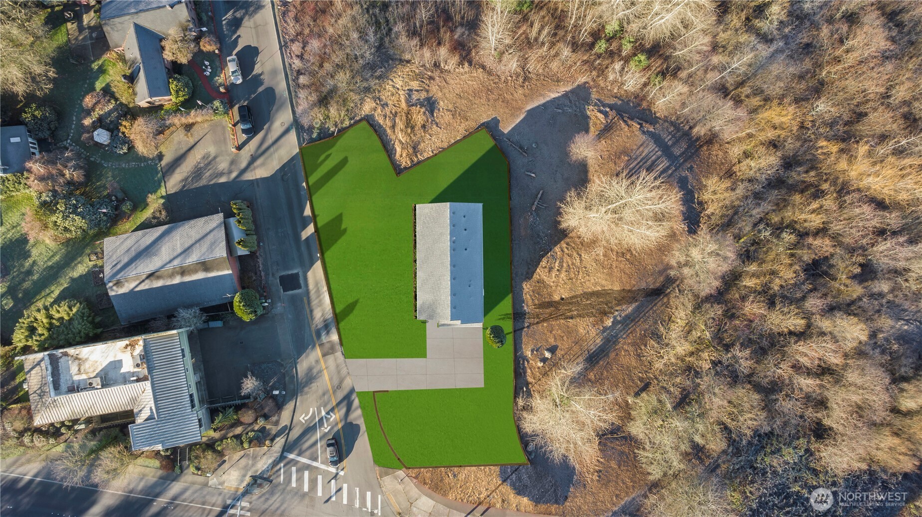 1729 214th Street Southeast Bothell, WA 98021 - Photo 3 of 8 a aerial view of a house