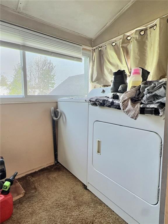 23 Main Street Taylorstown, PA 15365 - Photo 21 of 22 a view of storage and utility room with washer and dryer