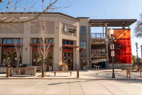 a sign that is on the side of a building