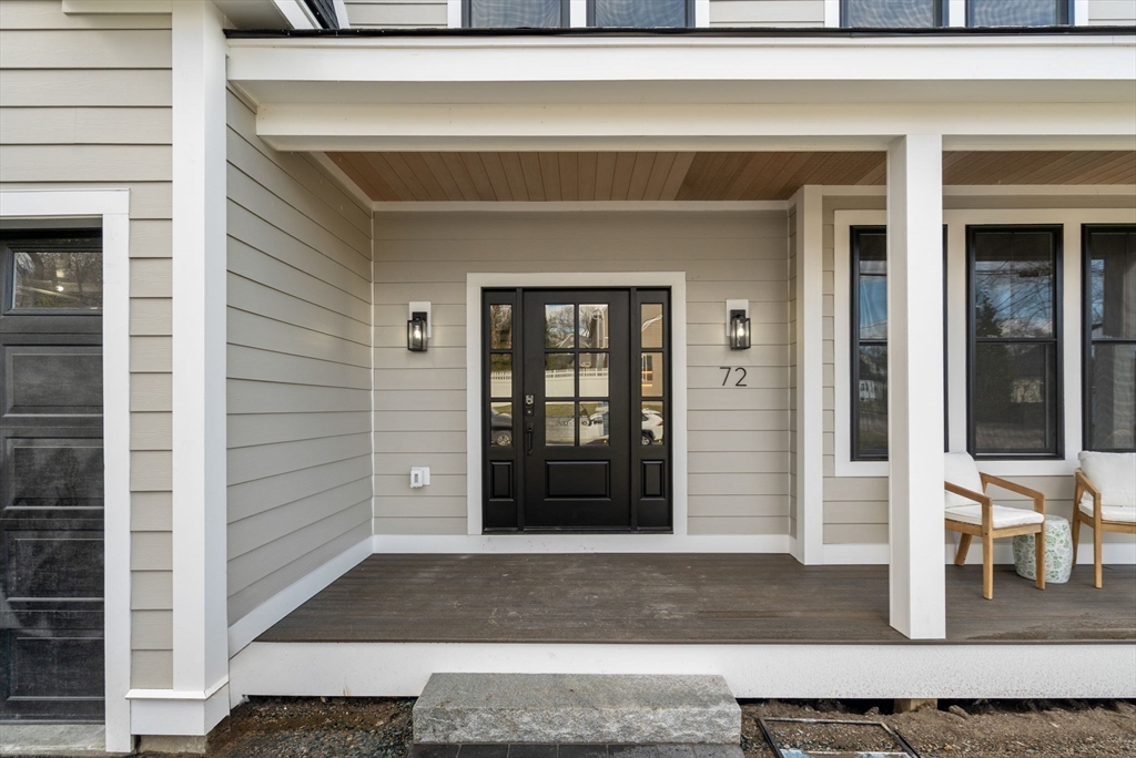 72 Valley Road Needham, MA 02492 - Photo 41 of 42 a view of entrance front of the house