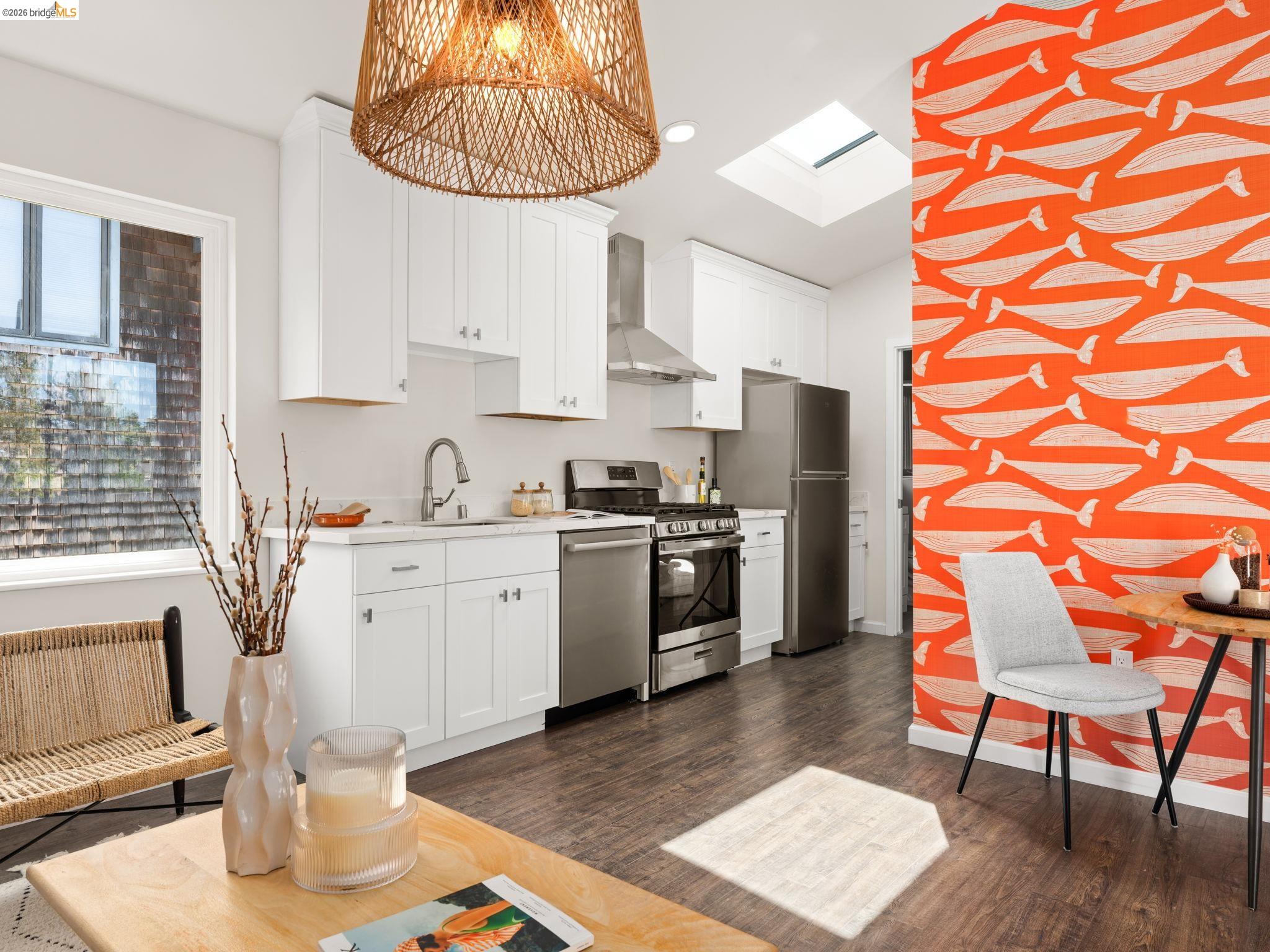 1471 Scenic Avenue Berkeley, CA 94708 - Photo 31 of 42 a kitchen with a sink cabinets and window