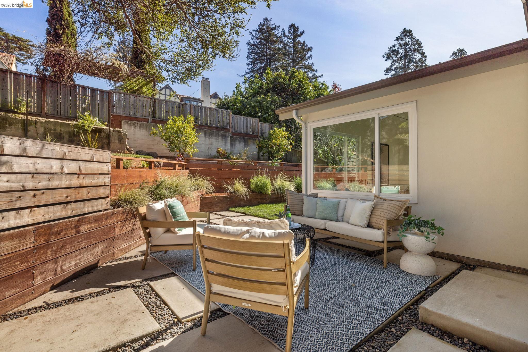 1471 Scenic Avenue Berkeley, CA 94708 - Photo 37 of 42 a view of a deck with couches and potted plants