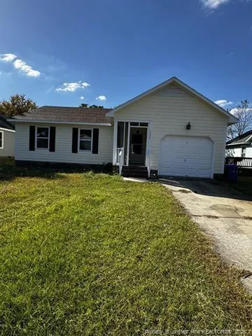 a house view with a outdoor space