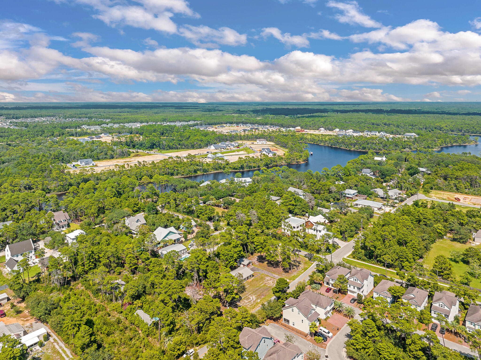 323 Pinewood Lane Inlet Beach, FL 32461 - Photo 34 of 50 a view of a yard with an outdoor space