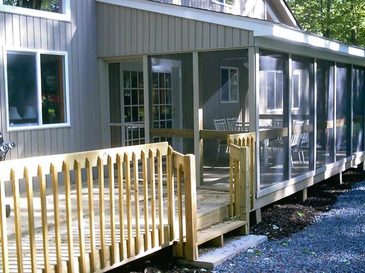 411 Selig Road Pocono Lake, PA 18347 - Photo 3 of 8 Screen Porch