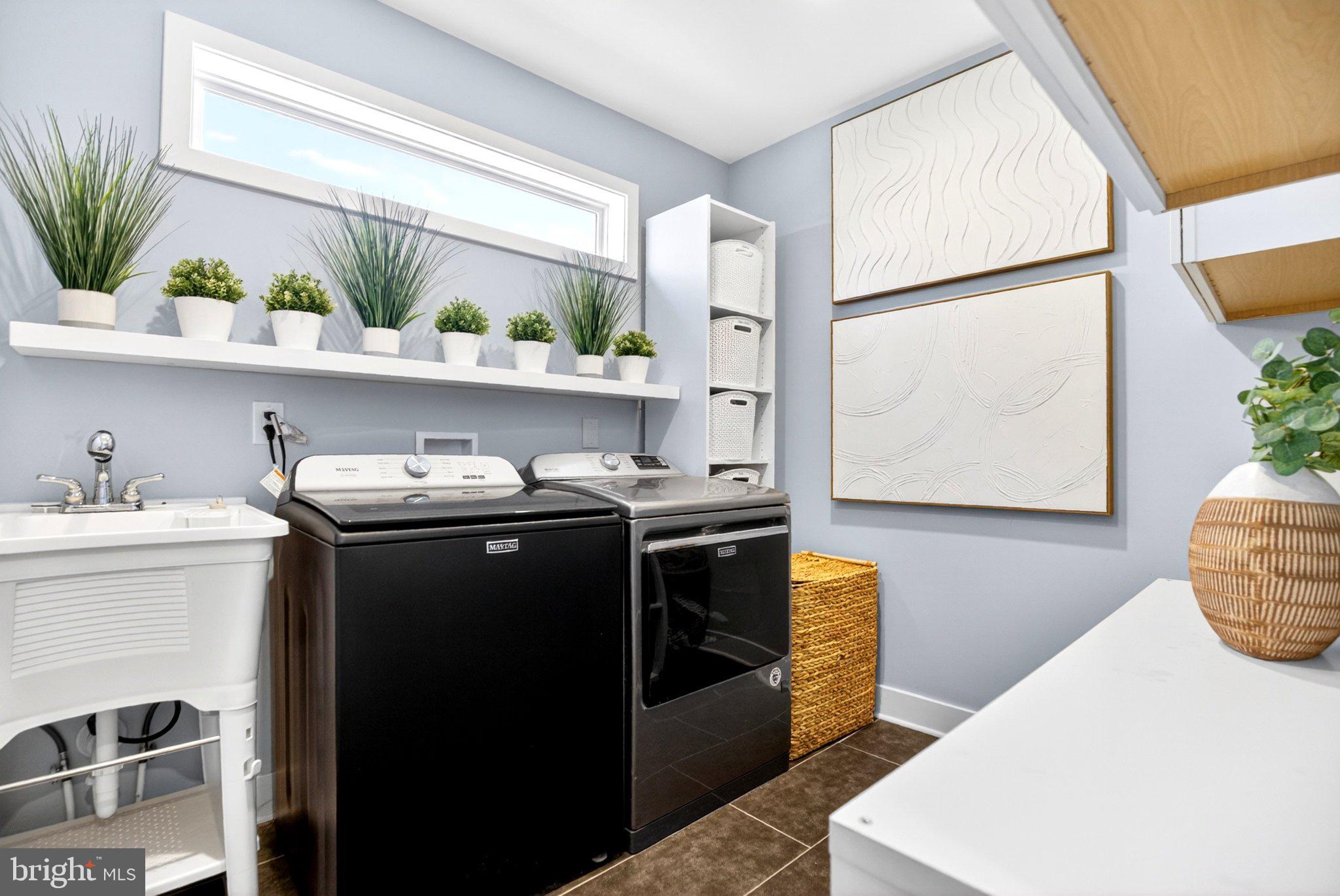 25015 Mt Pleasant Road Columbus, NJ 08022 - Photo 17 of 59 Bright and modern laundry space.