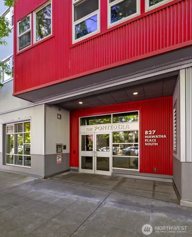 a view of building with outdoor space