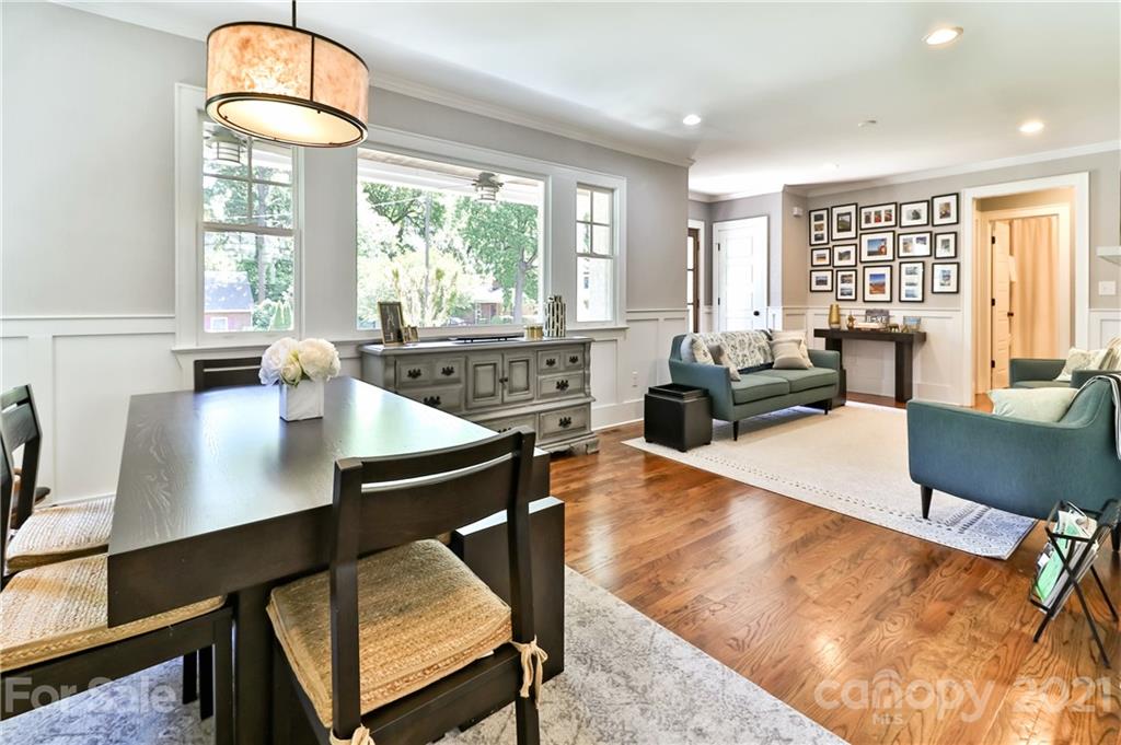 1901 Truman Road Charlotte, NC 28205 - Photo 9 of 39 a living room with furniture and a large window