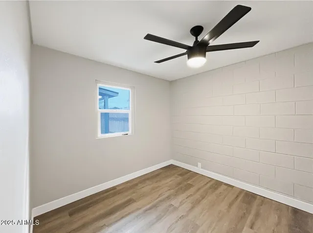 wooden floor in an empty room