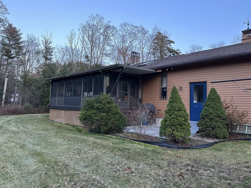 160 Osborne Road Ware, MA 01082 - Photo 2 of 28 a view of a house with a yard and plants