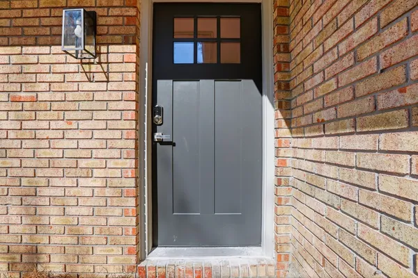 a view of door