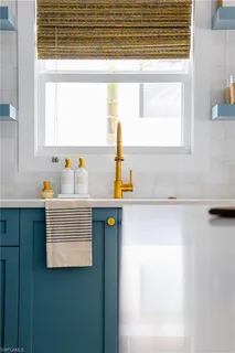 a close view of a sink