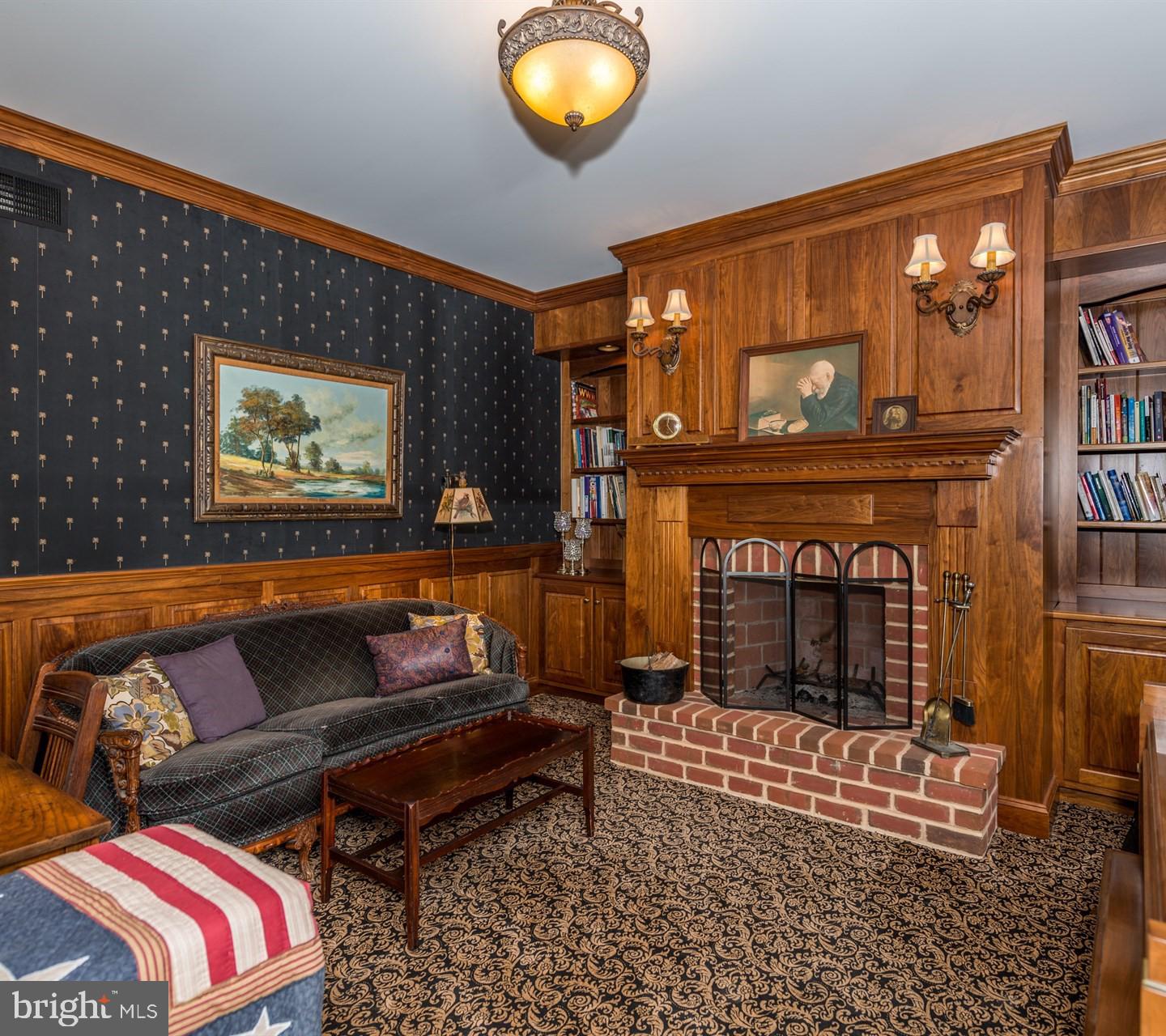 362 Hereford Road Elizabethtown, PA 17022 - Photo 21 of 59 Cozy living room/Study with wood burning Fireplace
