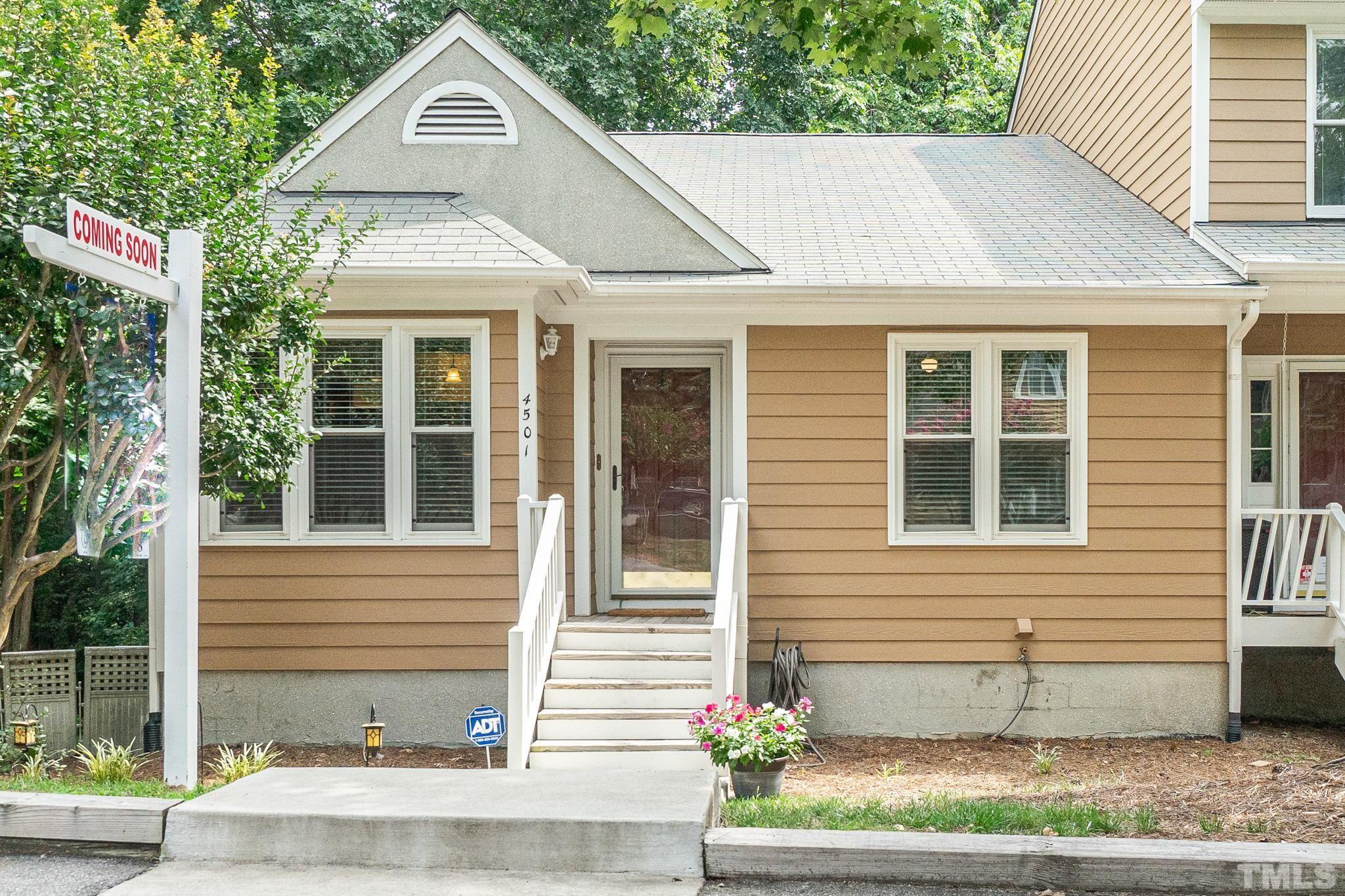4501 Antique Lane Raleigh, NC 27616 - Photo 54 of 55 a front view of a house with a yard
