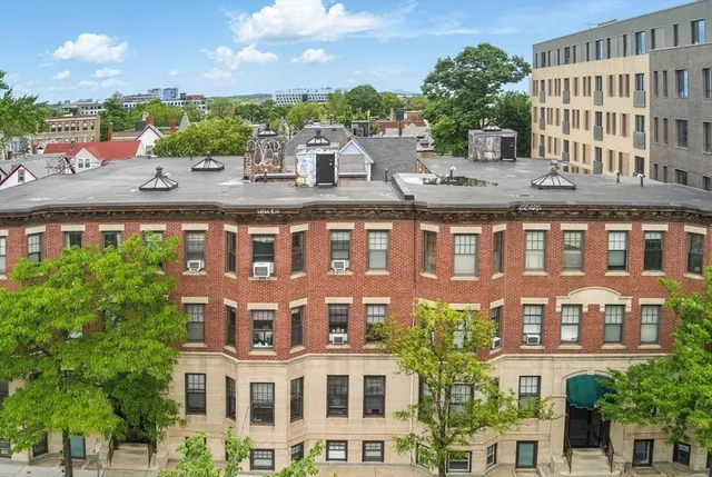 a view of a building with a lot of windows