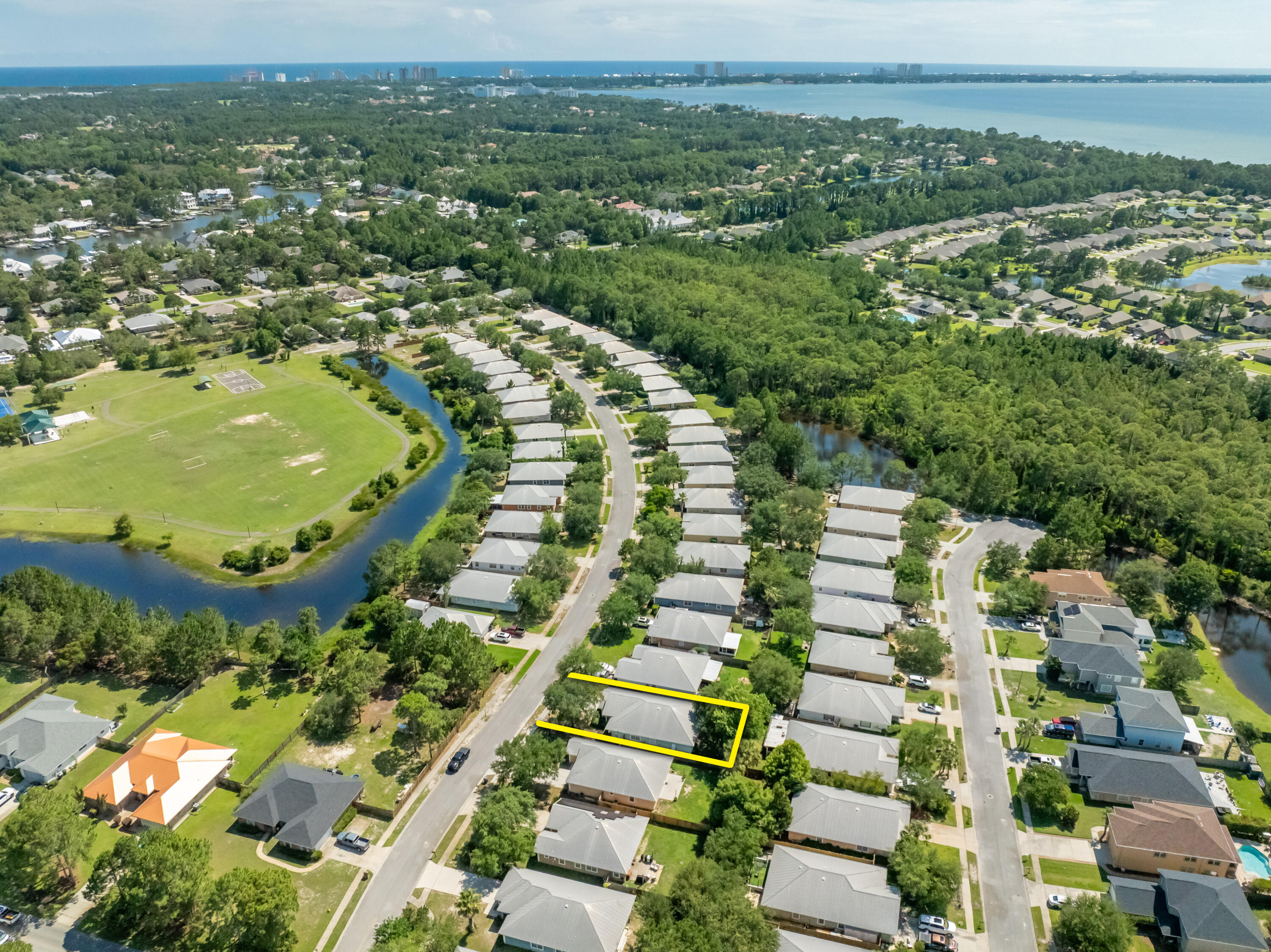 48 South Harborview Road Santa Rosa Beach, FL 32459 - Photo 34 of 35 an aerial view of residential houses with outdoor space