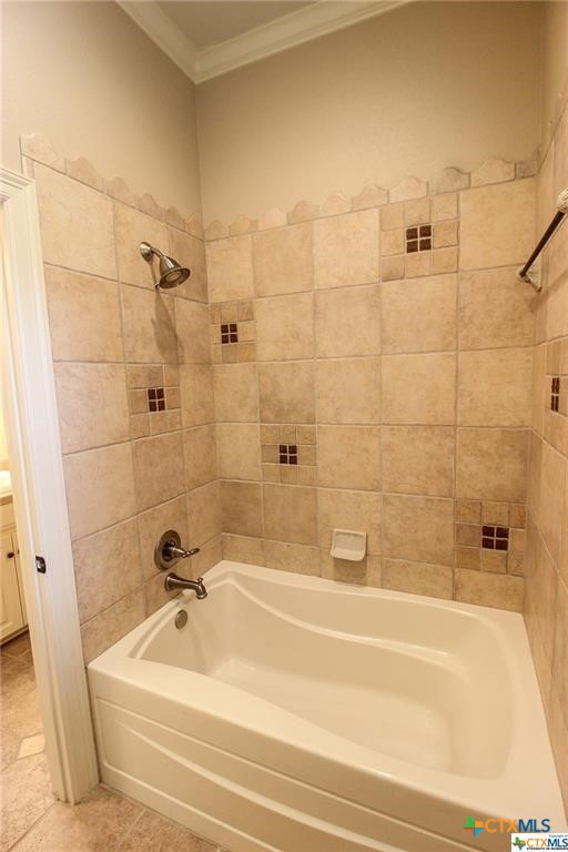 10286 Hartrick Bluff Road Temple, TX 76502 - Photo 45 of 46 a bathroom with a tub and a shower