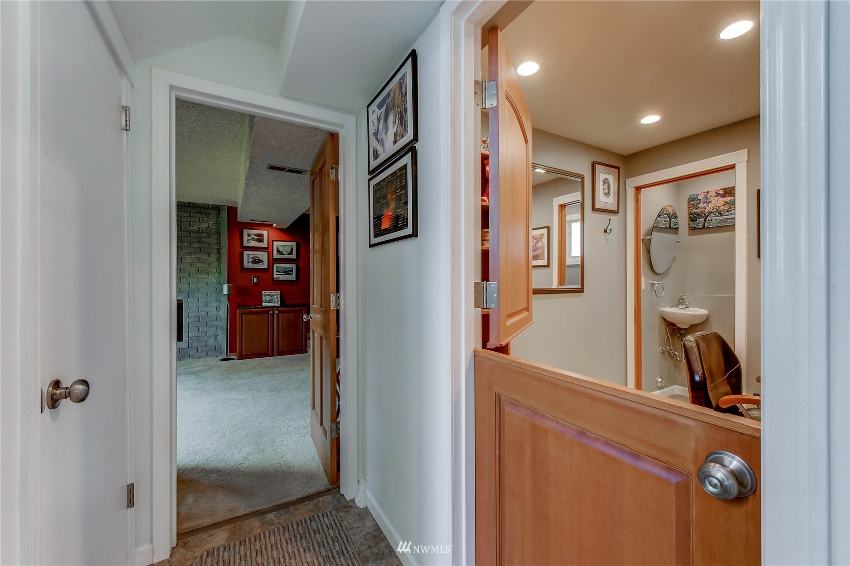22028 5th Avenue West Bothell, WA 98021 - Photo 13 of 19 a view of hallway with furniture and a shower