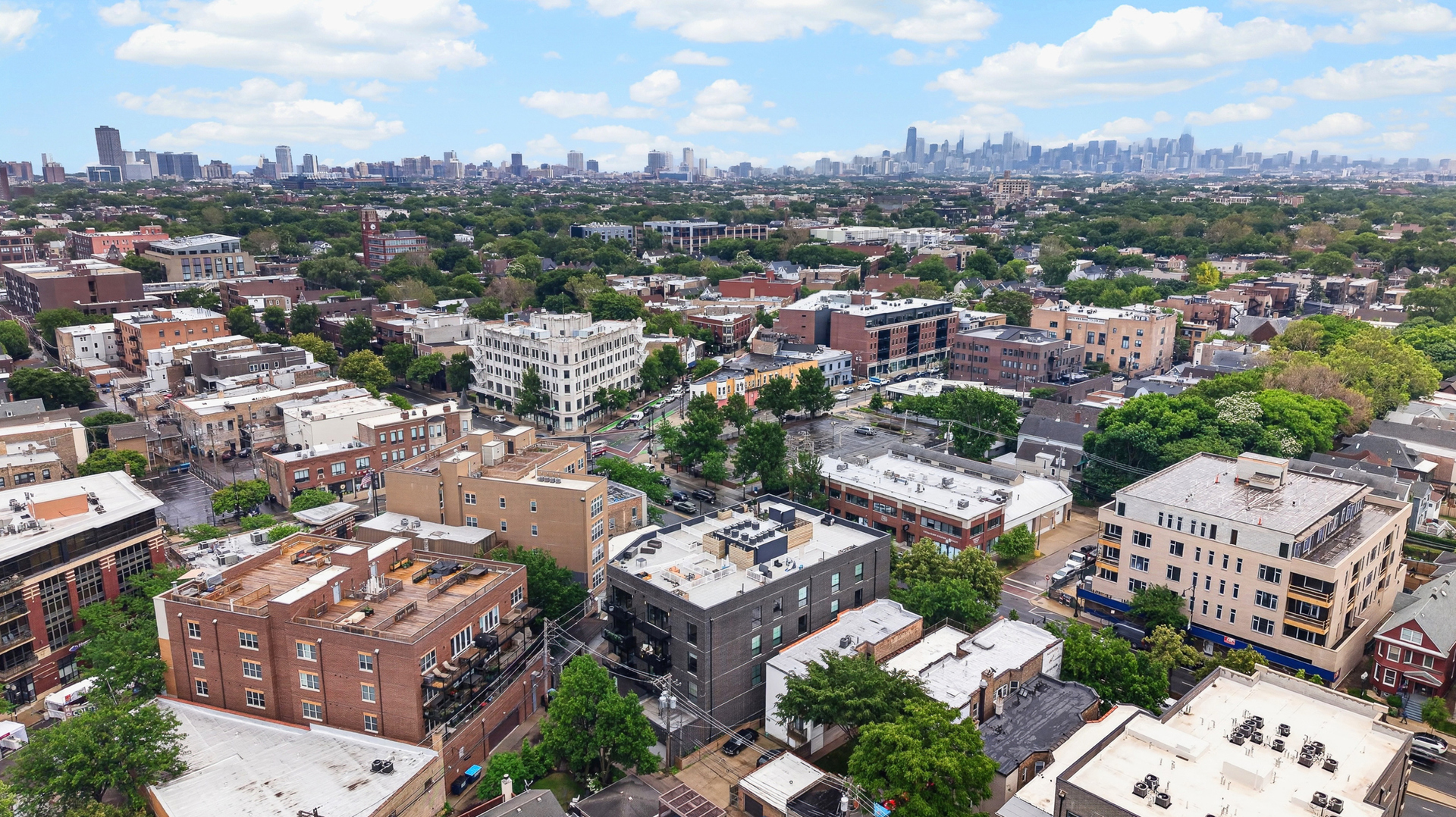 2024 West Irving Park Road, Unit 302 Chicago, IL 60618 - Photo 31 of 32 an aerial view of a city