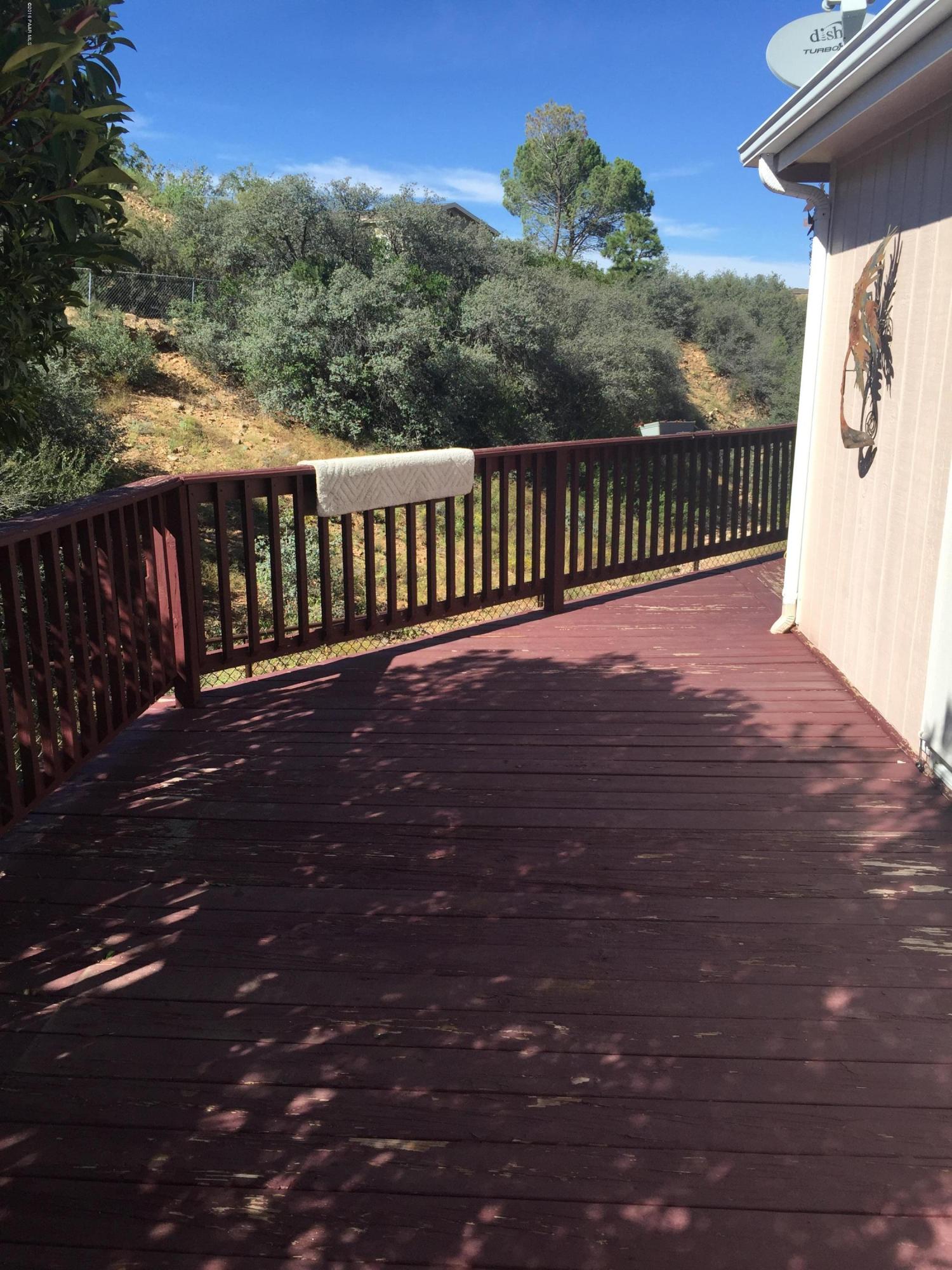 10064 East Durham Road Dewey, AZ 86327 - Photo 19 of 21 Deck from side yard