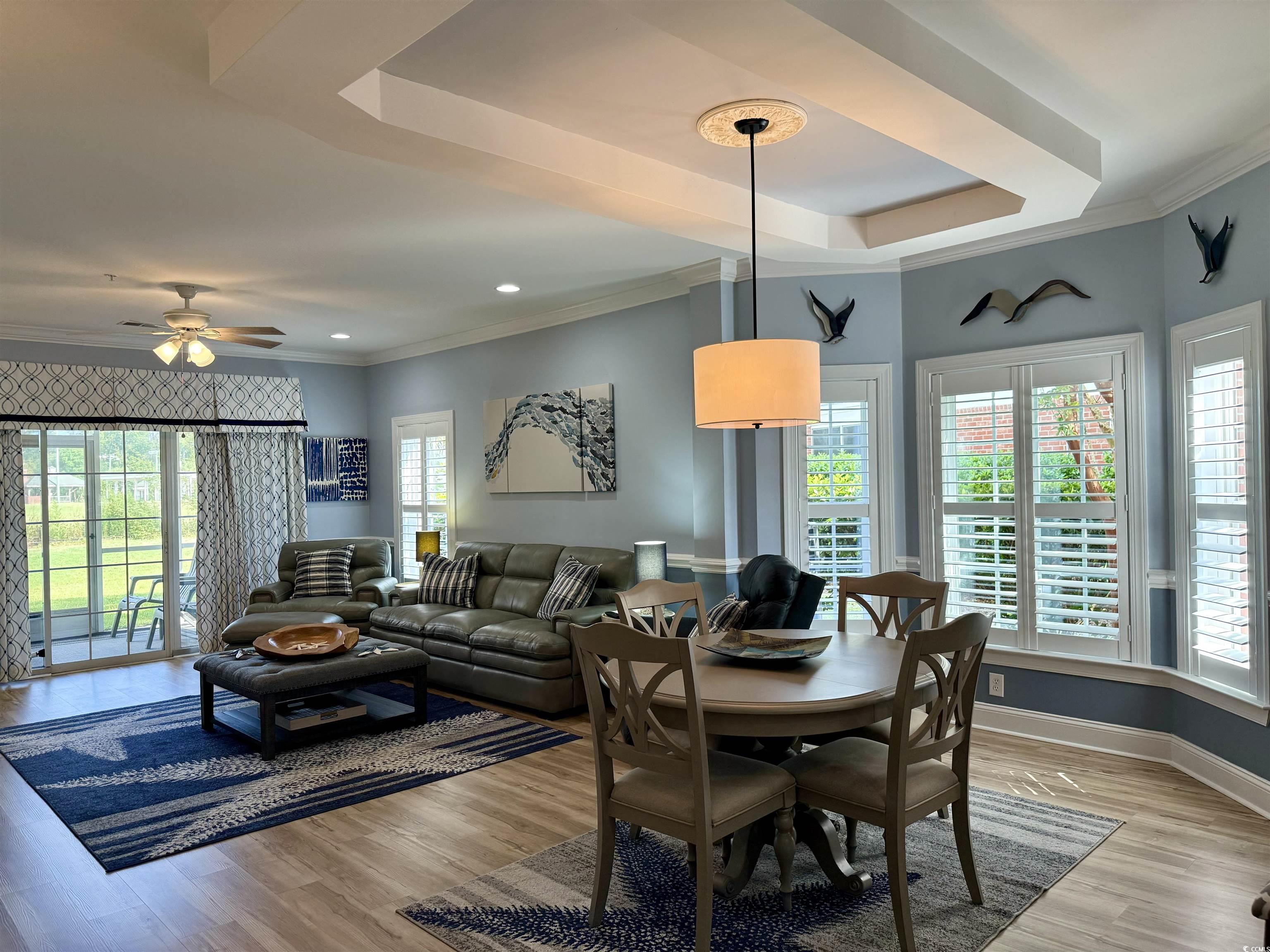 1008 Ray Costin Way, Unit 305 Murrells Inlet, SC 29576 - Photo 15 of 31 Dining room with light hardwood / wood-style floor