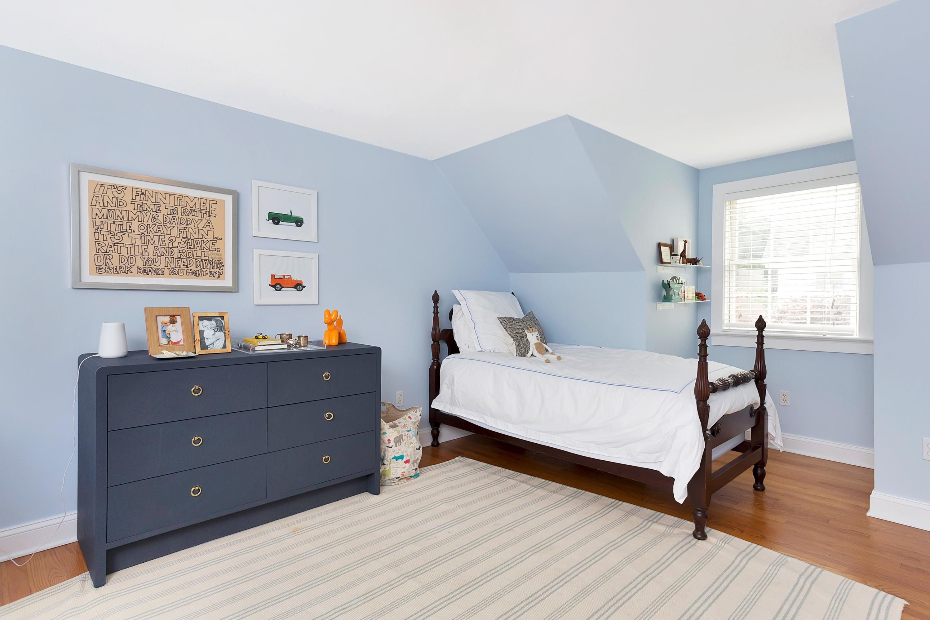 31 Meridian Road Rowayton, CT 06853 - Photo 13 of 18 a bedroom with a bed and wooden floor