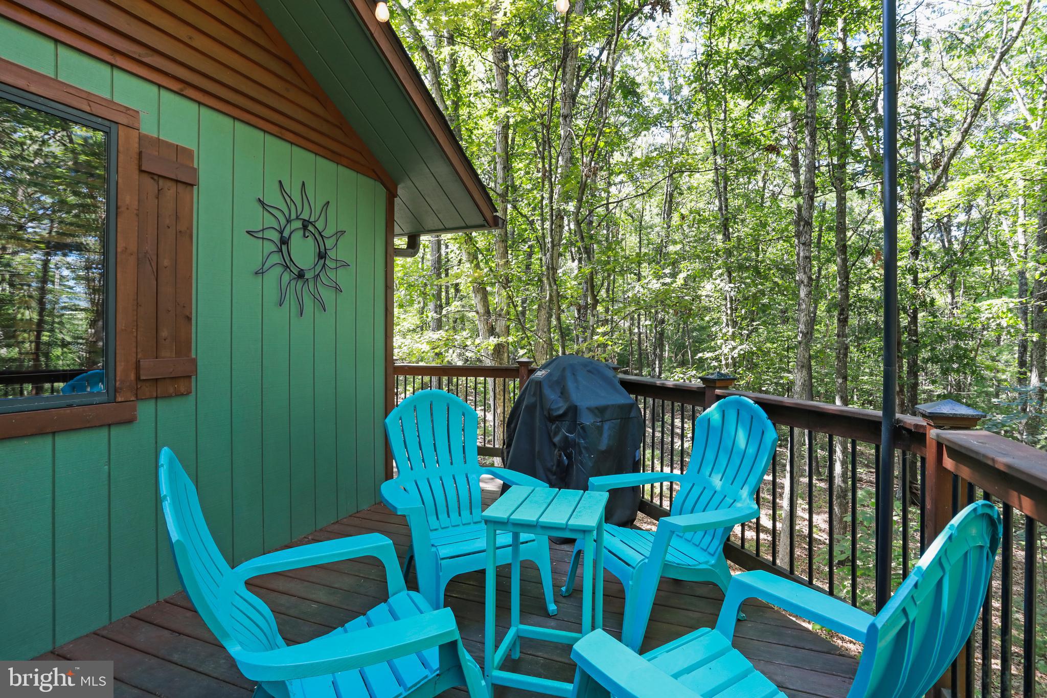 8249 Supinlick Ridge Road Mount Jackson, VA 22842 - Photo 19 of 40 a view of deck with a table and chairs