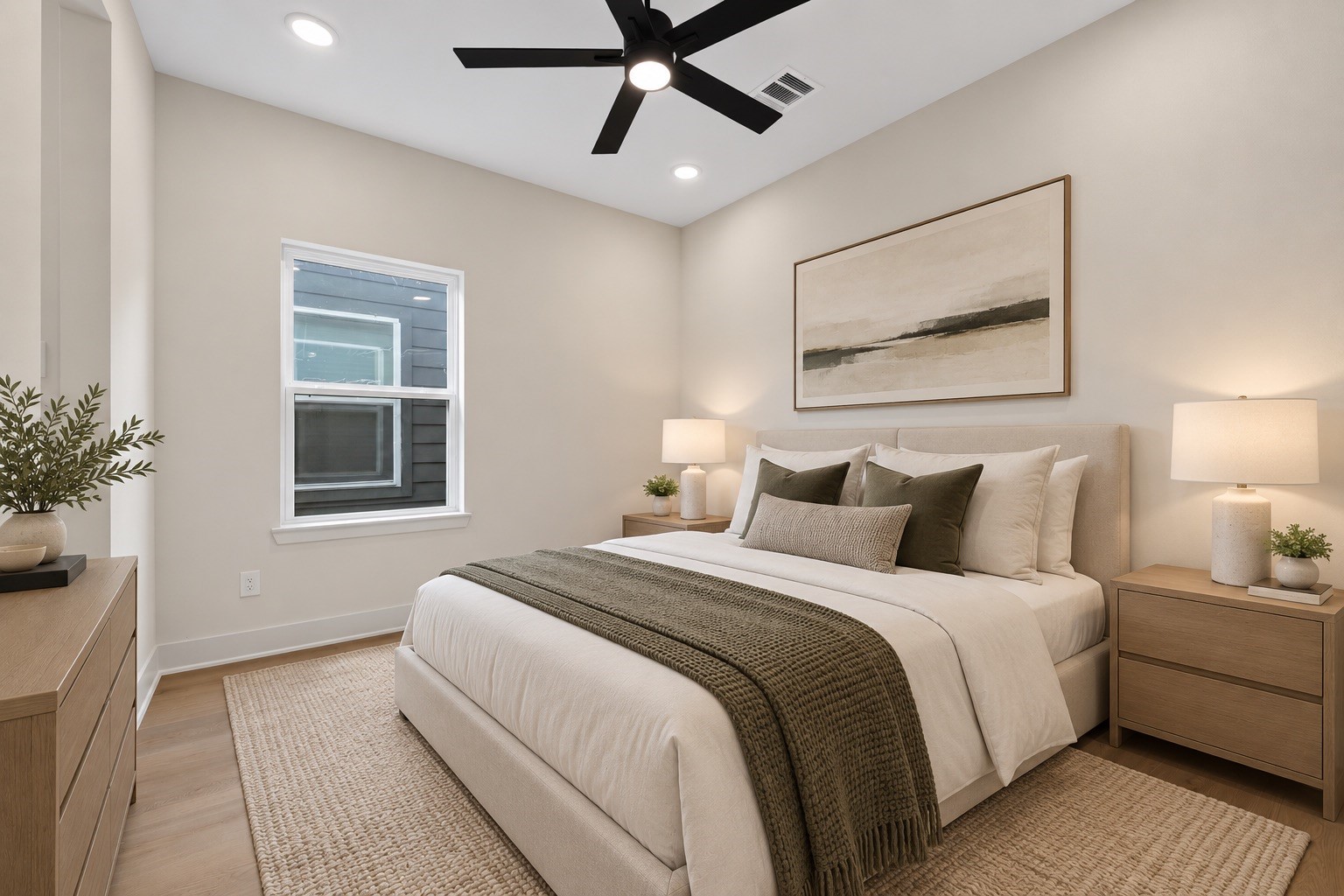 14101 Bridgeport Road Houston, TX 77047 - Photo 26 of 39 Secondary bedroom #1. this room is virtually staged